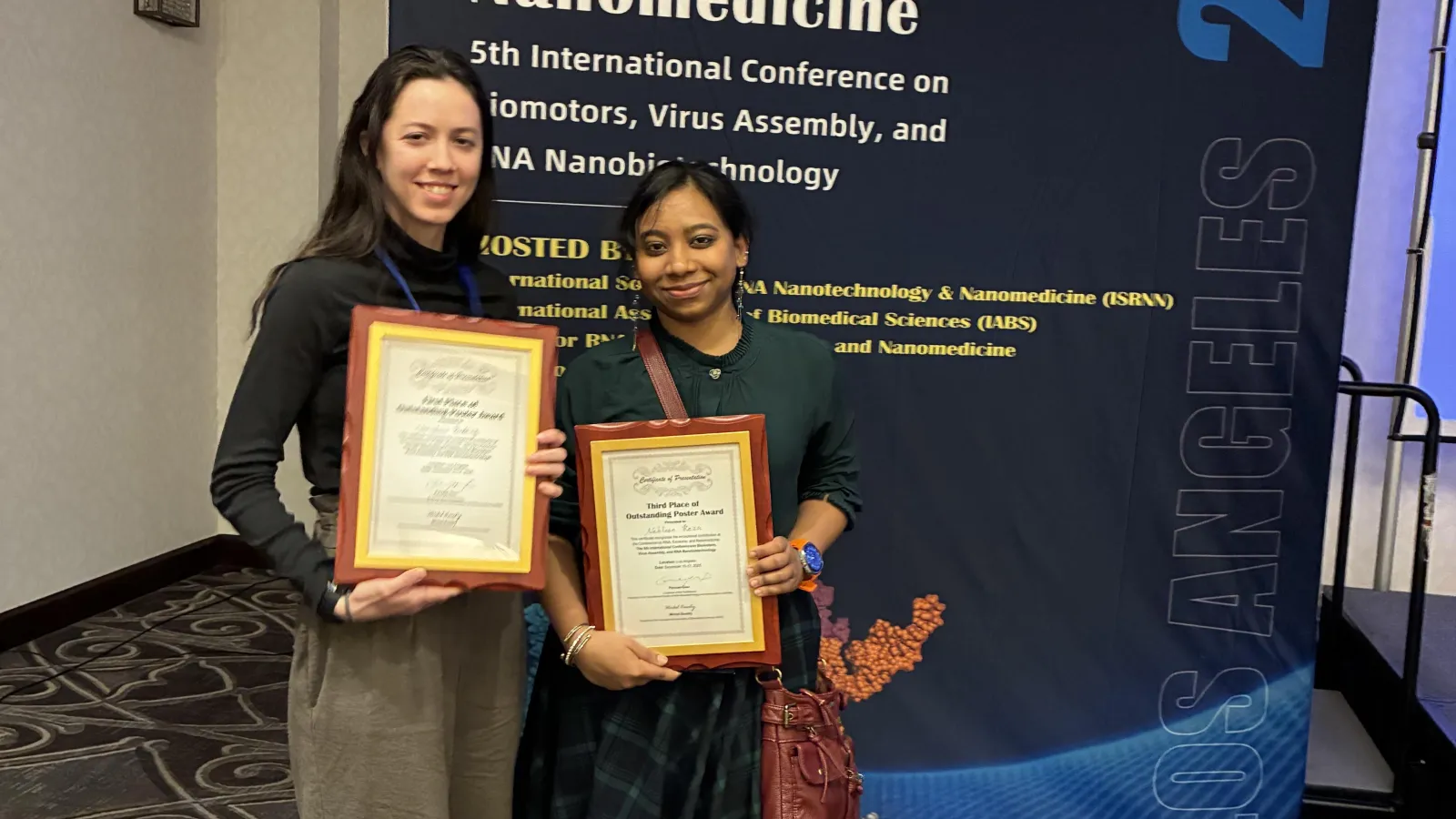 Christina Ross Budding and Nehleen Reza
