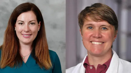 Maria Mihaylova and Kristin Stanford